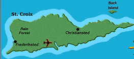 St Croix Map St Croix Map